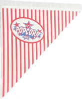 Popcornzakjes 21 cm - 500 stuks