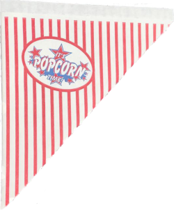 Popcornzakjes 21 cm - 400 stuks